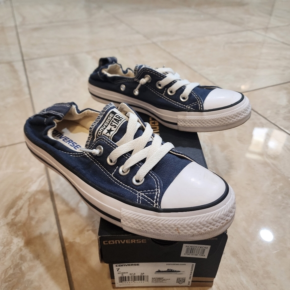 Converse Shoes - Navy Shoreline Converse